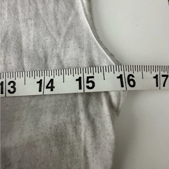 NWOT Vintage Zara Trafaluc Grey V-Neck Short Sleeve Chain Epaulette Tee M - Picture 13 of 16
